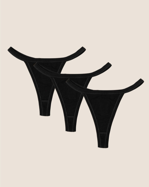 MULTIPACK - 3 MIDNIGHT RICE thong
